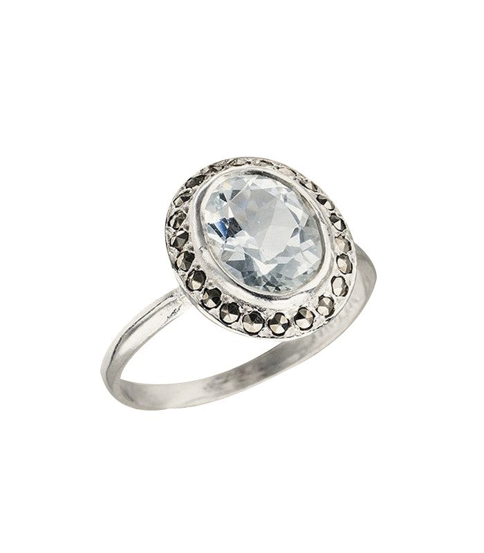 Bague Callas aigue marine 
