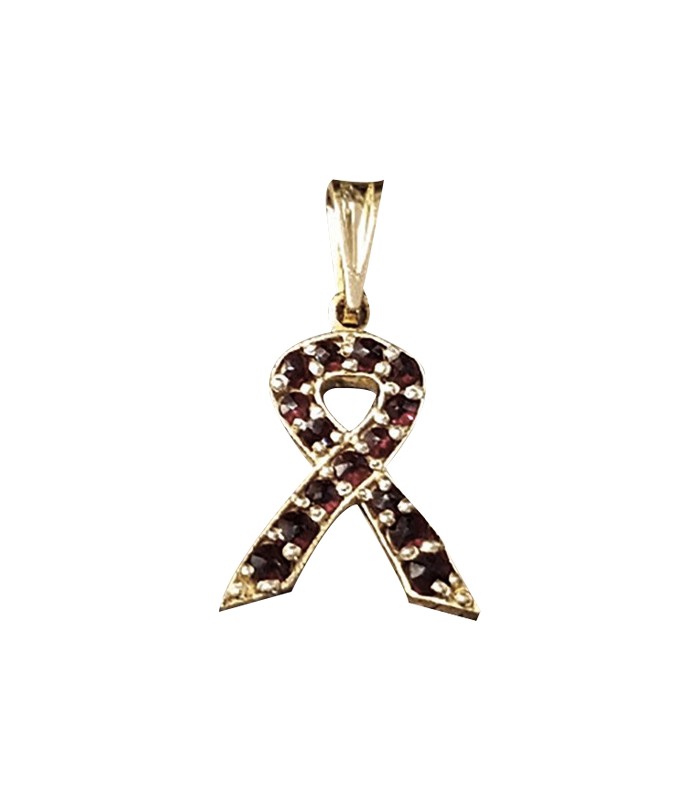 Pendentif Ruban rouge "Lutte contre le sida"