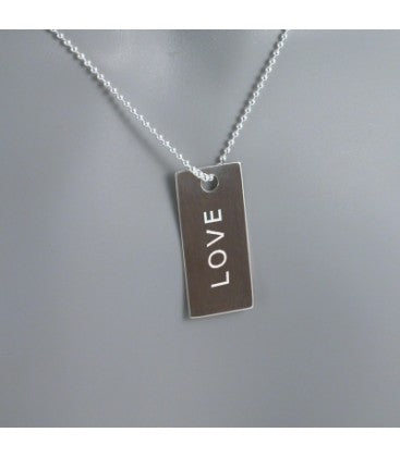 Pendentif Message "Love"
