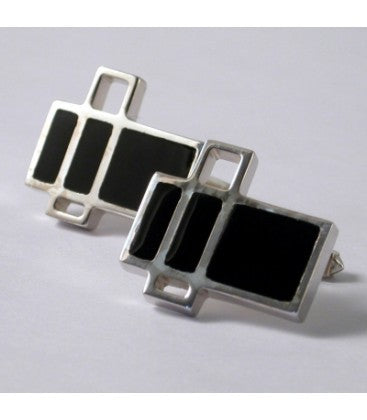 Bouton de manchette pour homme Art Déco "104-5"