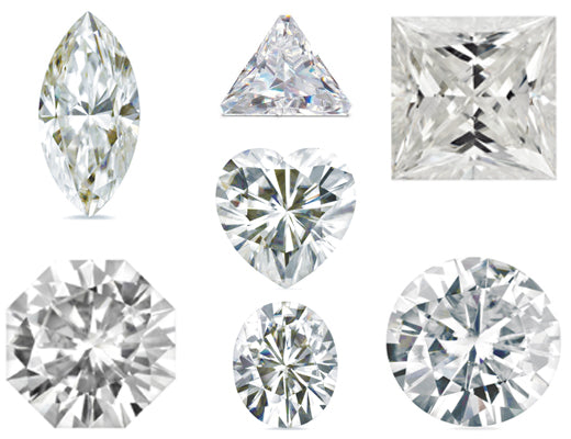 Pierres pr&eacute;cieuses moissanite